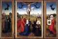 Crucifixion Triptyque religieuse Rogier van der Weyden Religieuse Christianisme